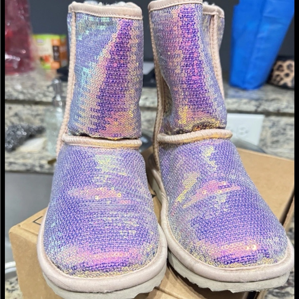 UGG Multicolor Sequin Boots